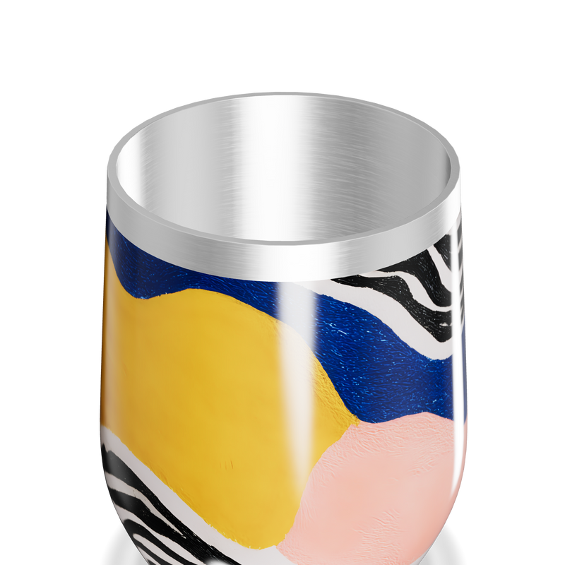 Copo Térmico Slim - Estampa Colorida Moderna