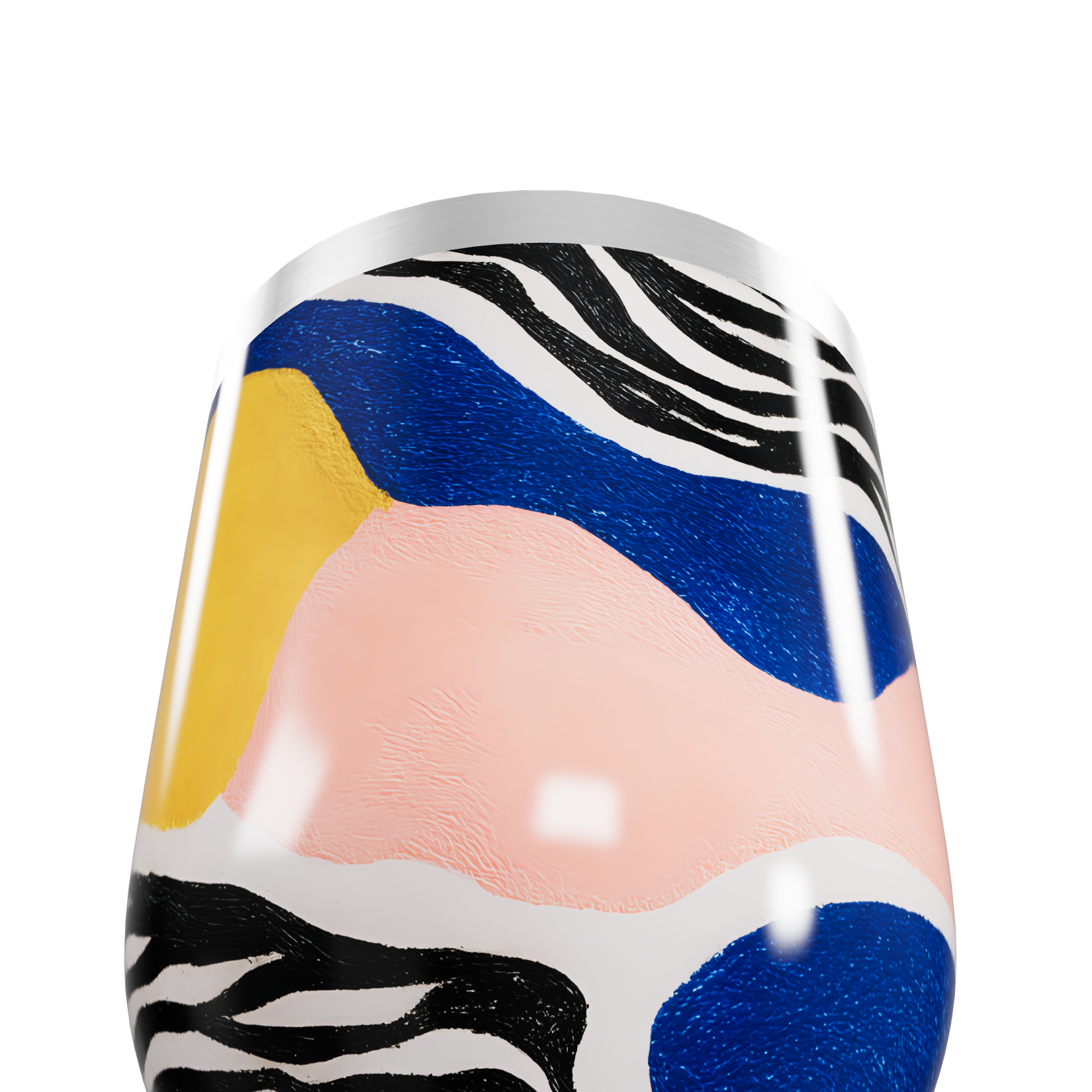 Copo Térmico Slim - Estampa Colorida Moderna