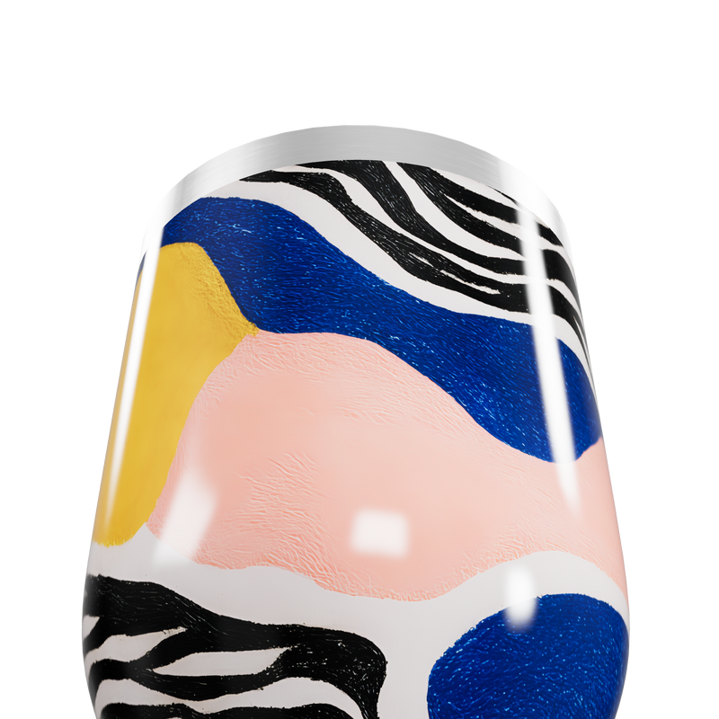 Copo Térmico Slim - Estampa Colorida Moderna