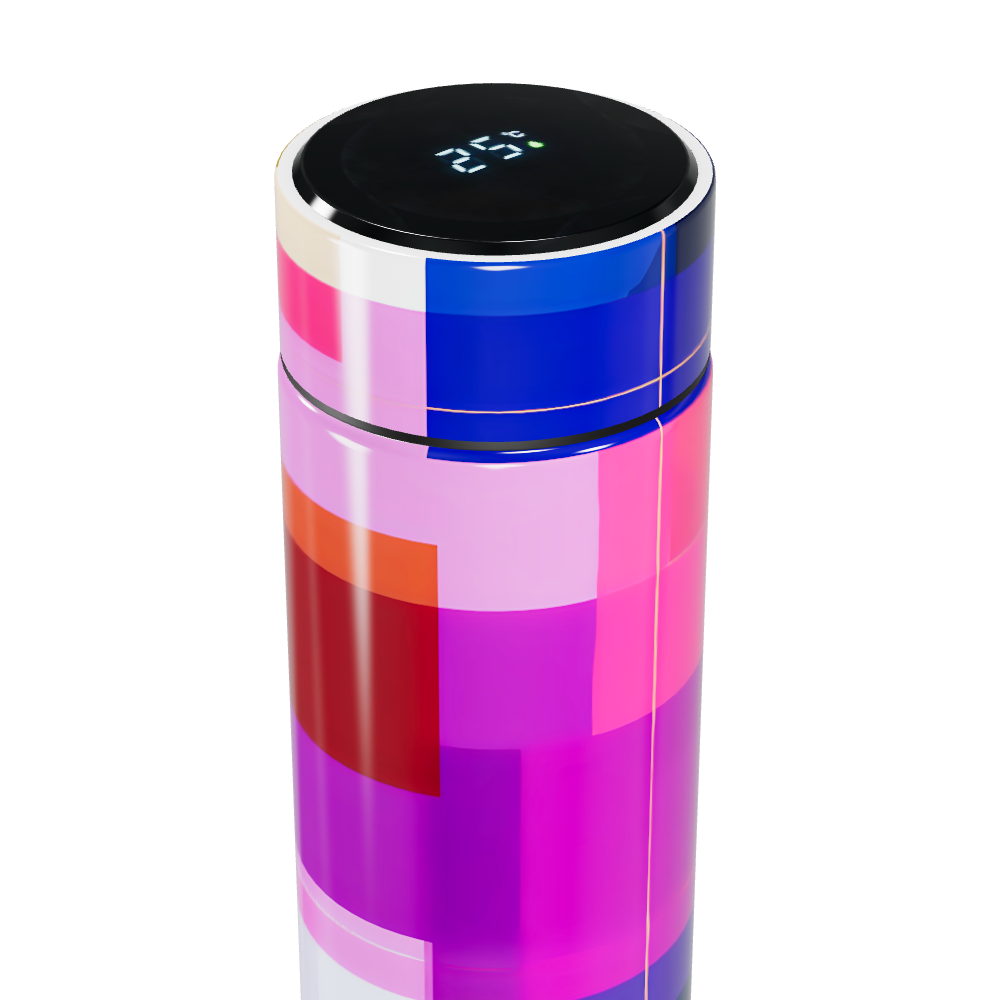 Garrafa Térmica Touch - Estampa Colorida