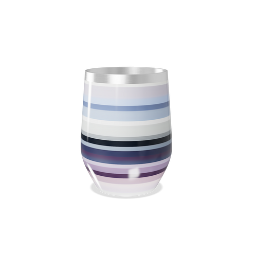 Copo Térmico Slim Listrado Aço Inox Colorido