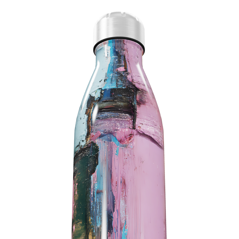 Garrafa Inox Estampada Colorida 500ml