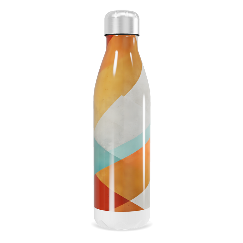 Garrafa Inox Estampada - Geométrica Colorida