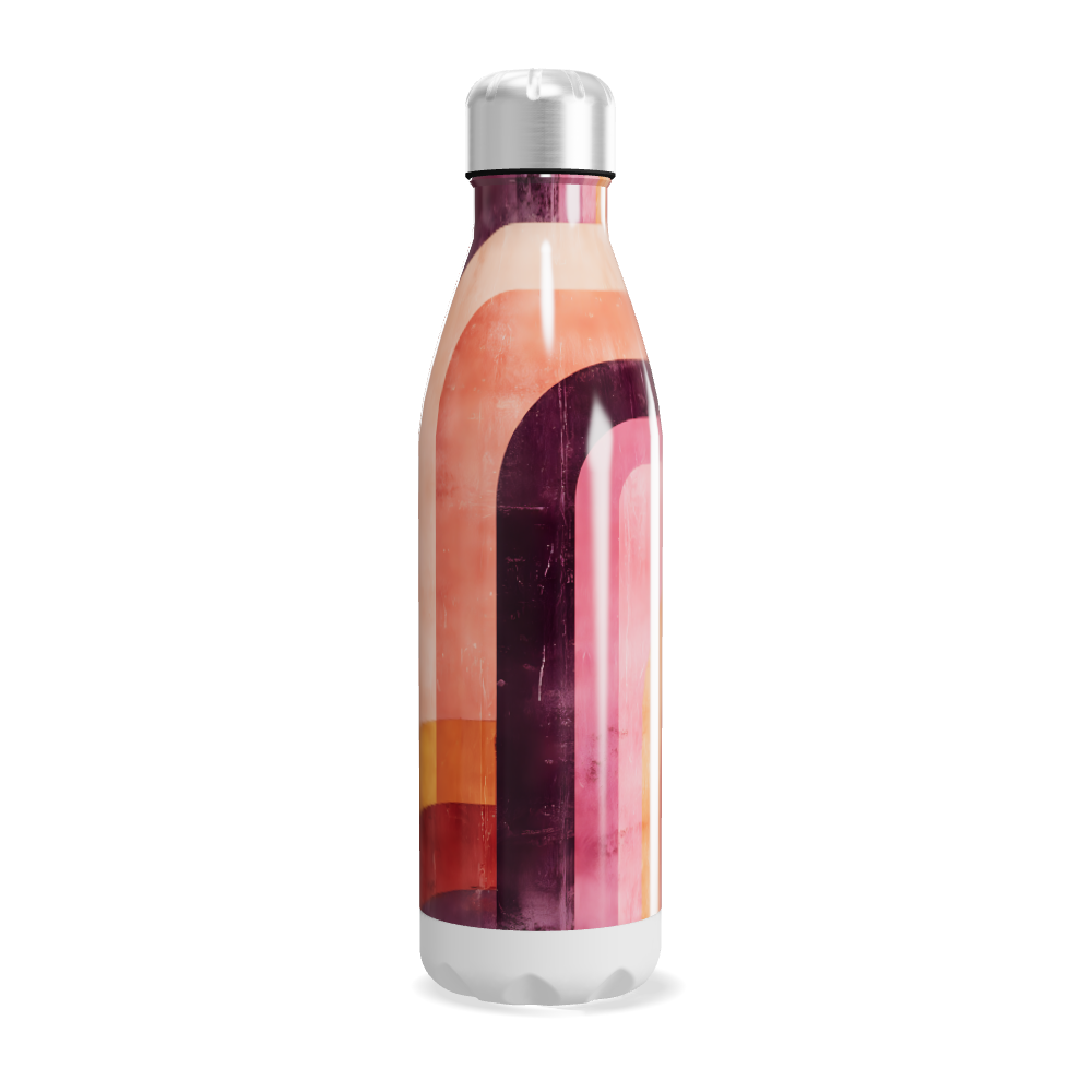 Garrafa Inox - Estampa Colorida Retro