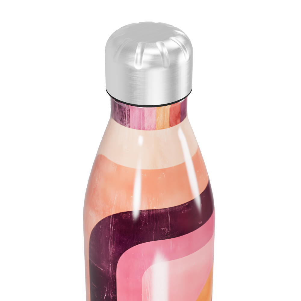 Garrafa Inox - Estampa Colorida Retro