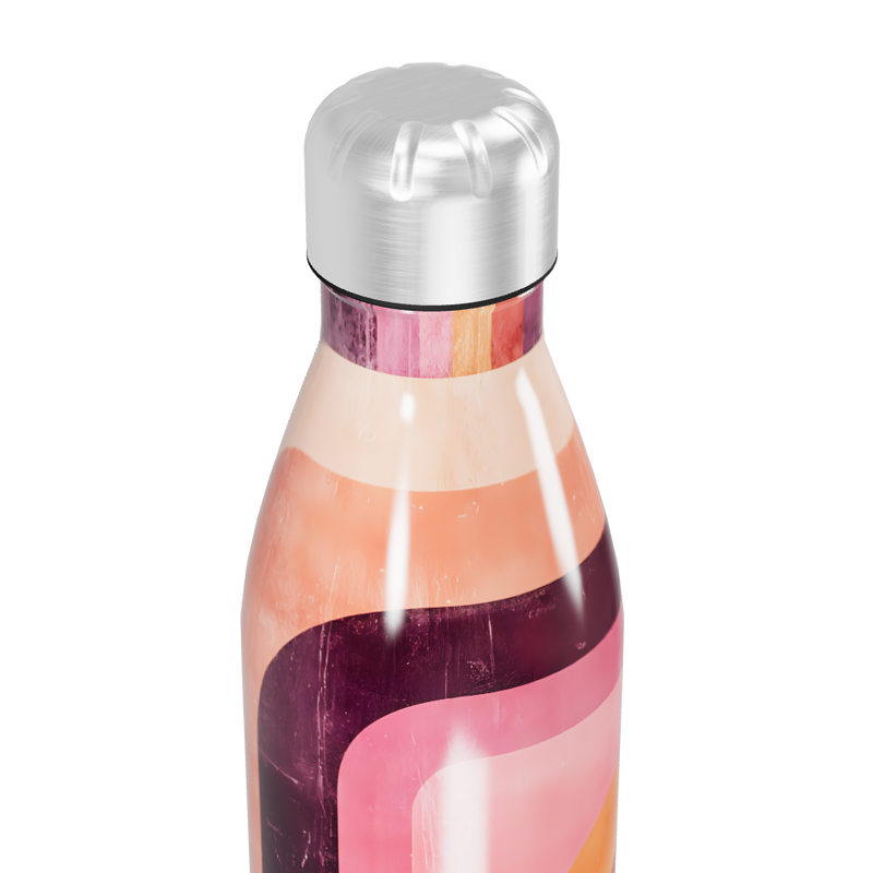 Garrafa Inox - Estampa Colorida Retro