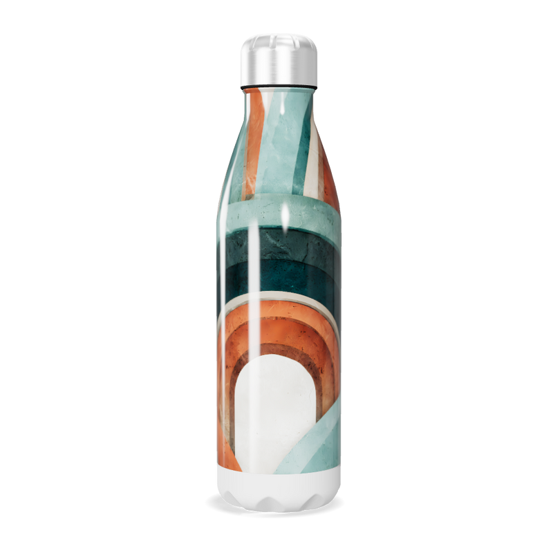 Garrafa Inox - Estampada Multicolorida