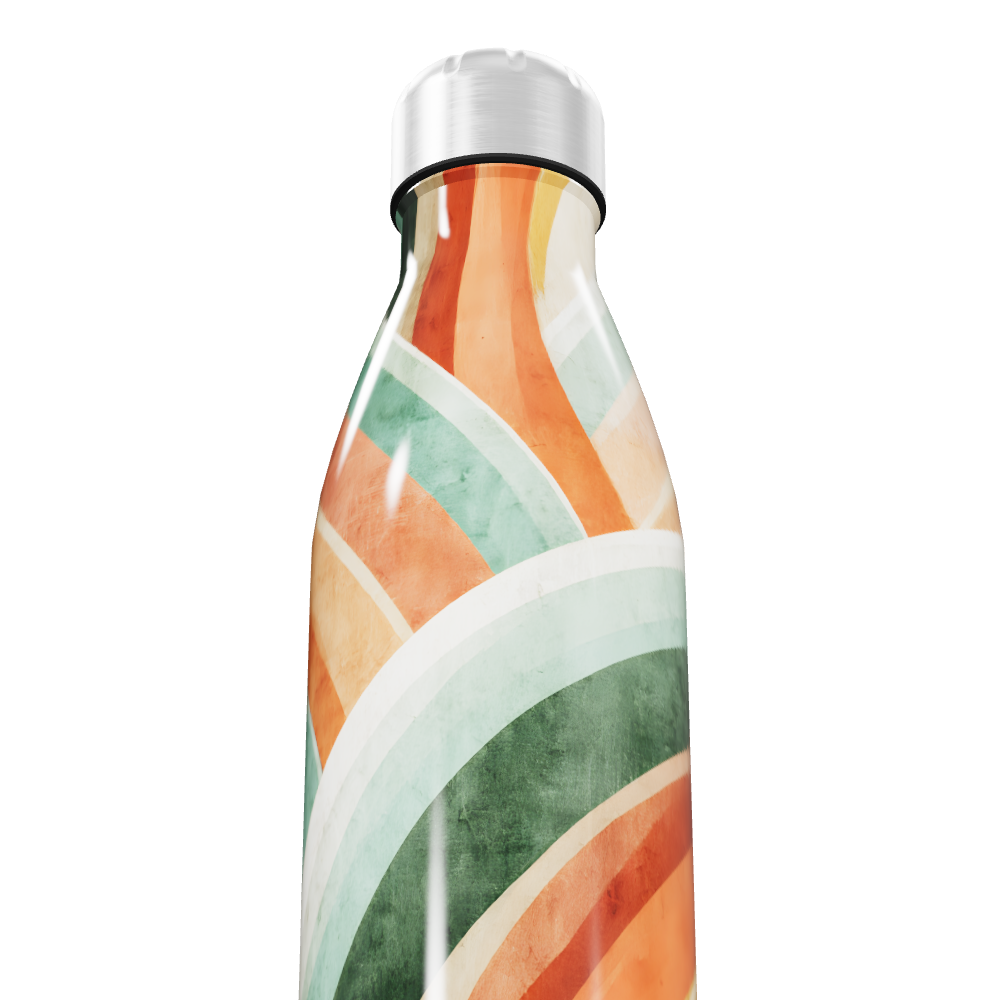 Garrafa Inox - Estampada Multicolorida