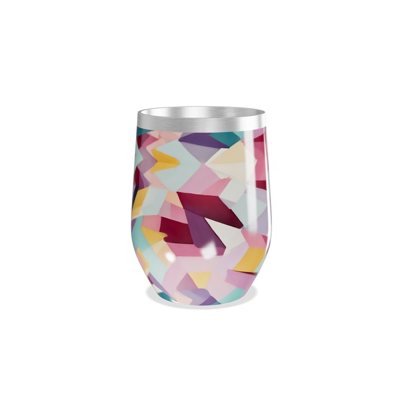 Copo Térmico Slim - Colorido Geométrico