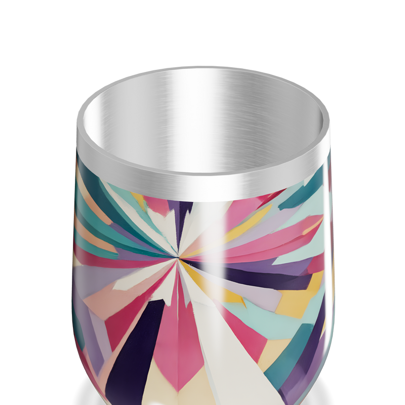 Copo Térmico Slim - Colorido Geométrico