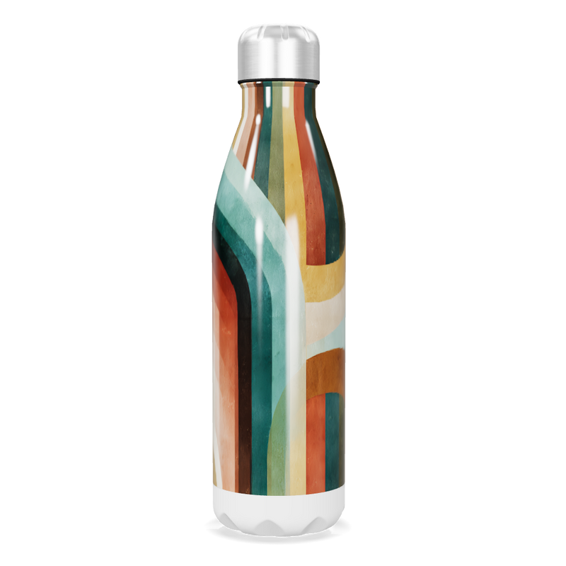 Garrafa Inox - Estampada Multicolorida