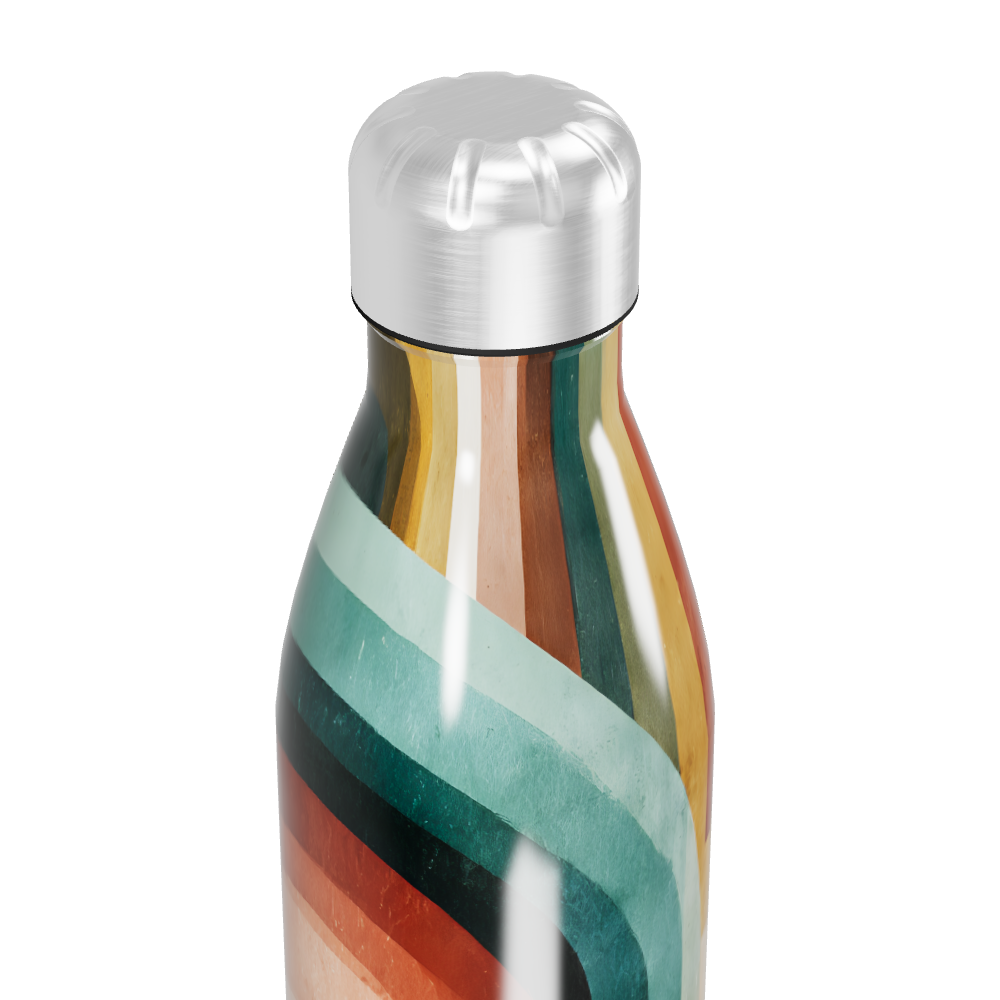 Garrafa Inox - Estampada Multicolorida