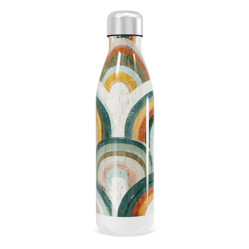 Garrafa Inox - Estampa Arco-íris Colorida