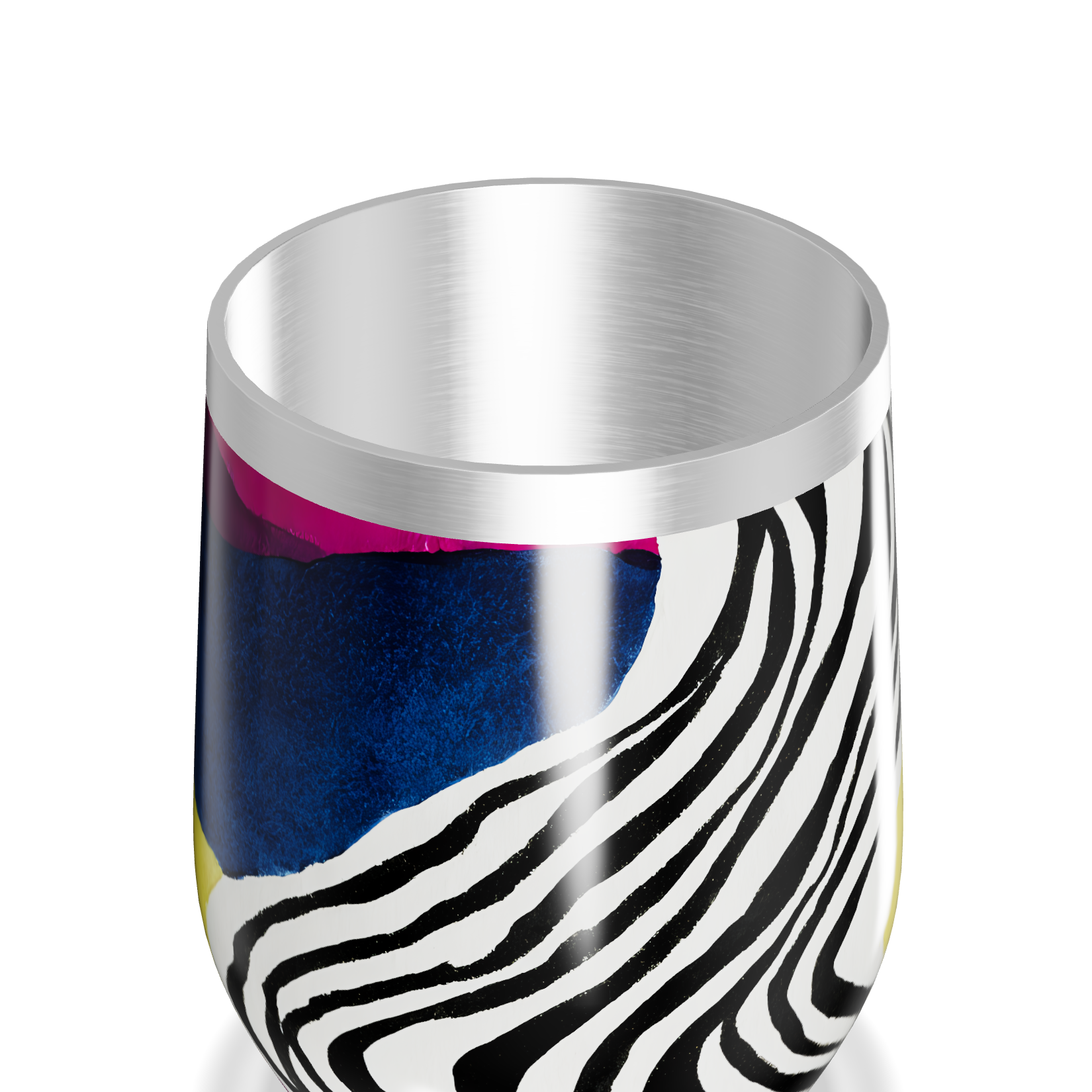 Copo Térmico Slim - Estampa Zebra Colorida