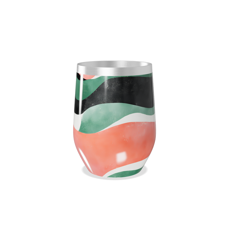 Copo Térmico Slim - Estampa Colorida Aço