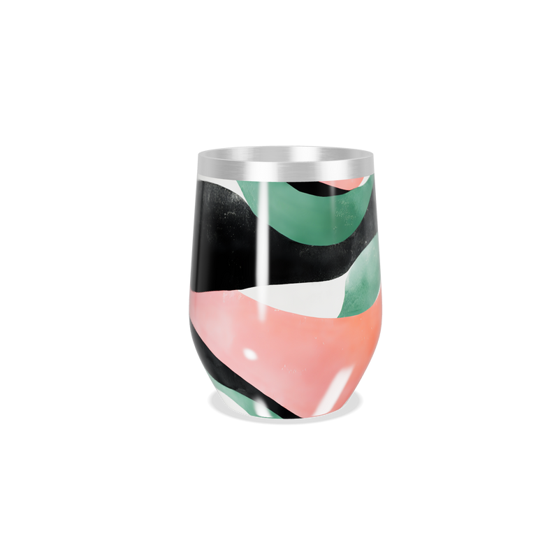 Copo Térmico Slim - Estampa Colorida Aço