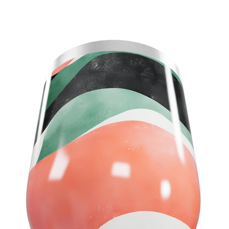 Copo Térmico Slim - Estampa Colorida Aço