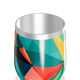 Copo Térmico Slim - Estampa Geométrica Colorida