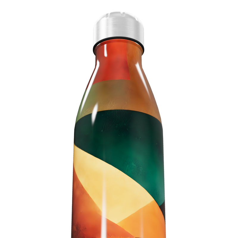 Garrafa Inox Estampada Colorida