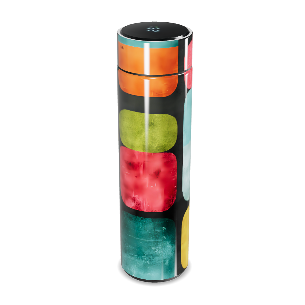 Garrafa Térmica Touch - Estampa Colorida