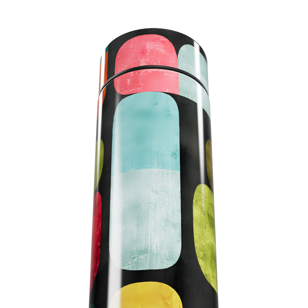 Garrafa Térmica Touch - Estampa Colorida