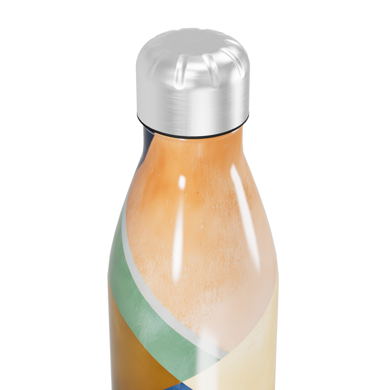 Garrafa Inox - Estampa Colorida Abstrata