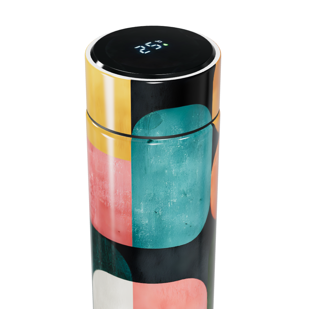 Garrafa Térmica Touch - Colorida Estampada