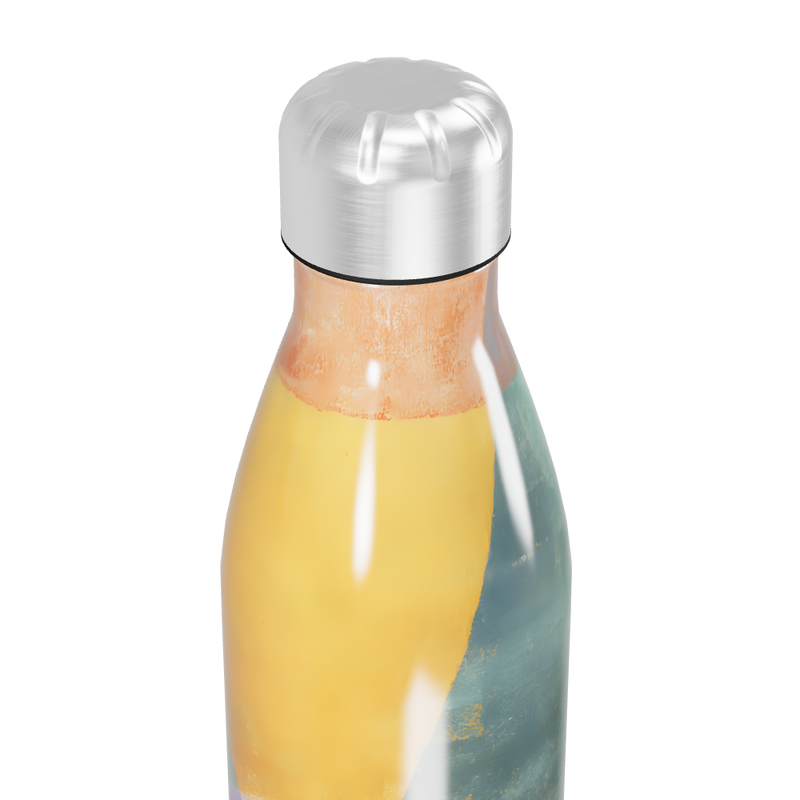 Garrafa Inox - Estampa Abstrata Colorida