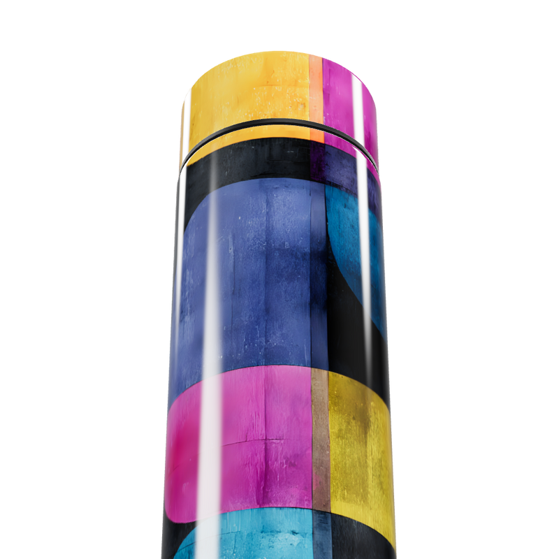 Garrafa Térmica Touch - Colorida com Display LED