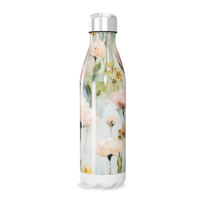 Garrafa Inox - Floral colorida 500ml