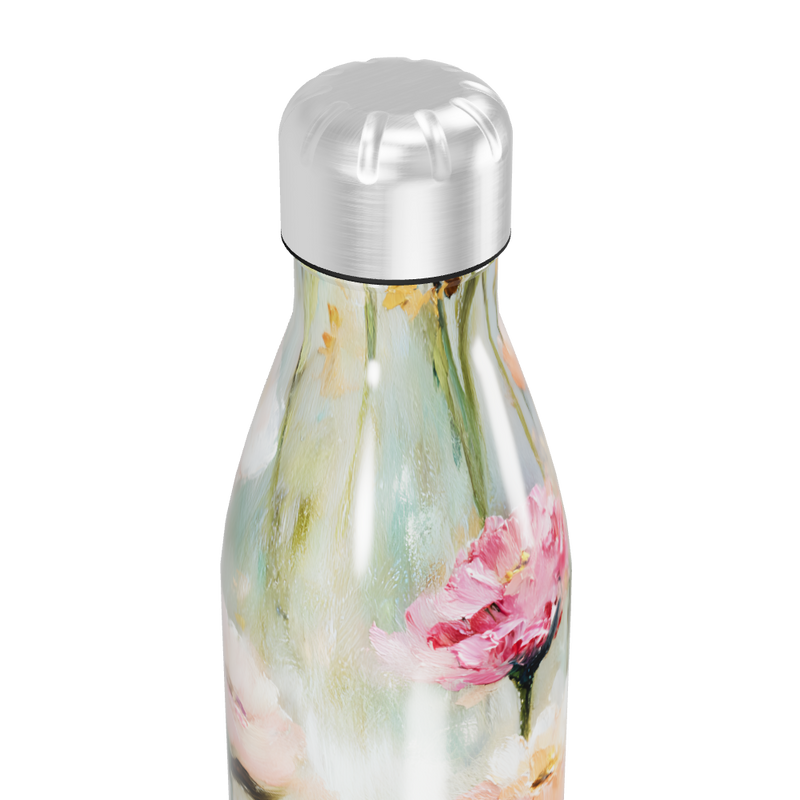 Garrafa Inox - Floral colorida 500ml