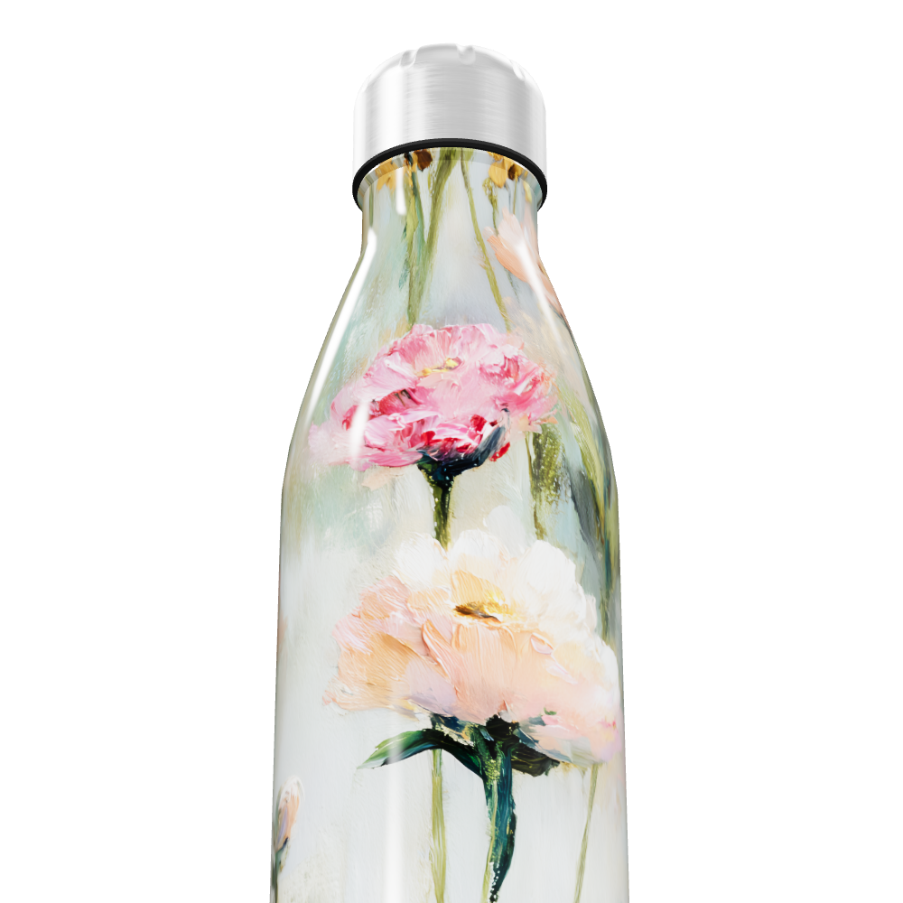 Garrafa Inox - Floral colorida 500ml