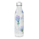 Garrafa Inox Flores Azul Branca