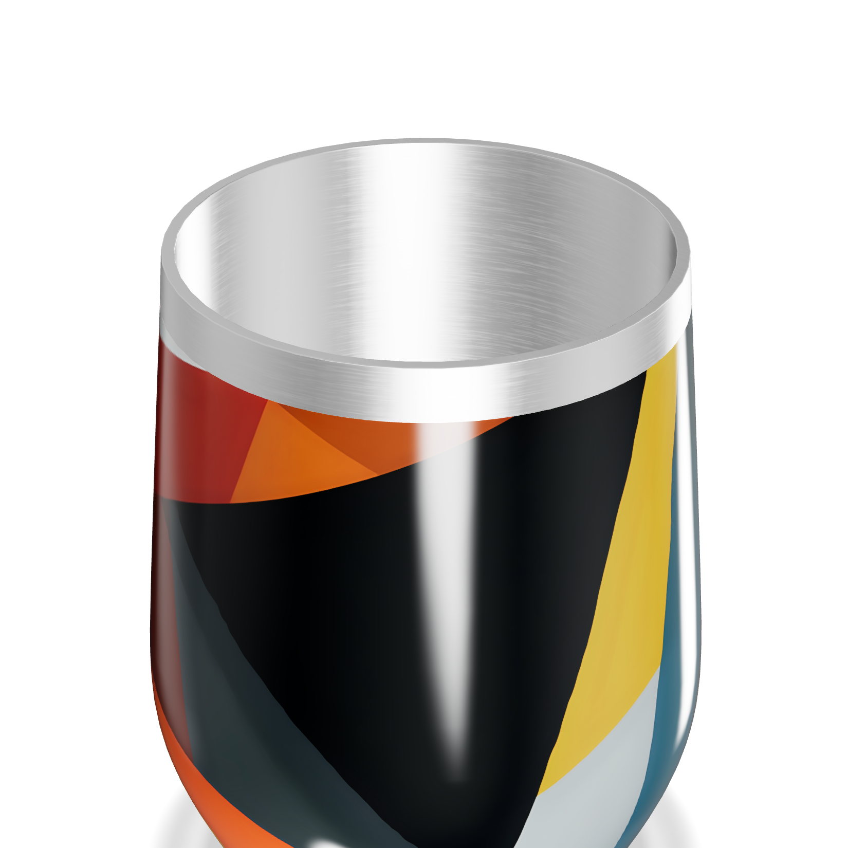 Copo Térmico Slim - Estampa Geométrica Colorida