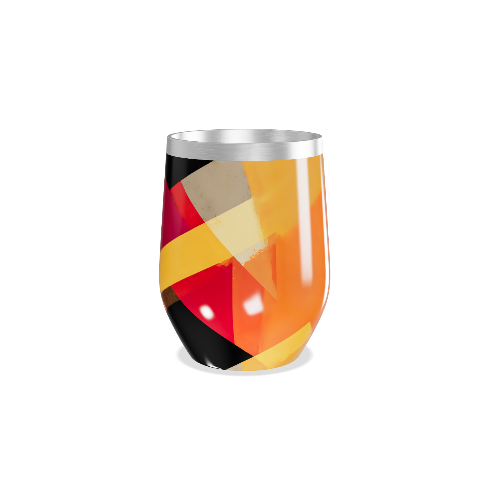 Copo Térmico Slim - Estampa Colorida Abstrata