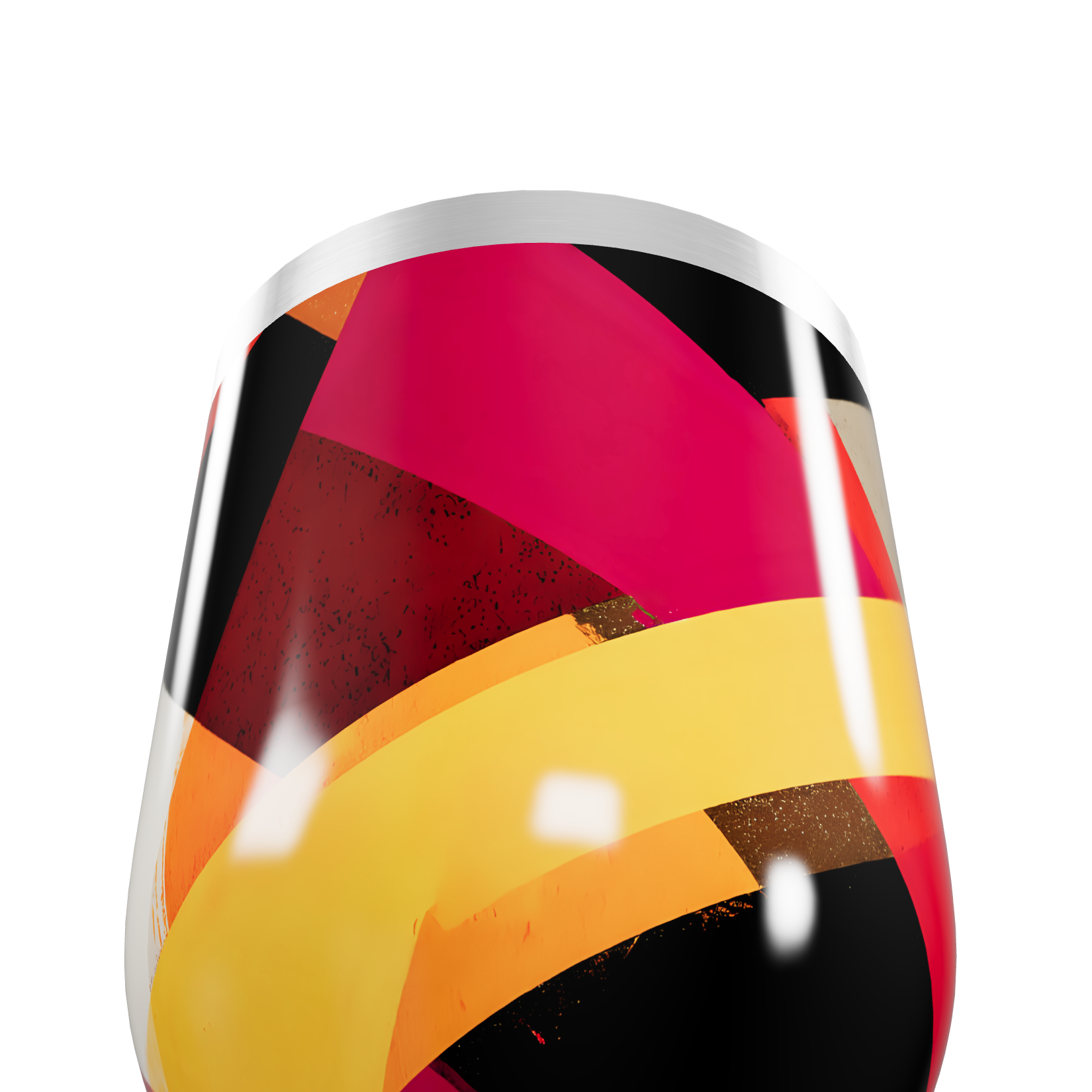 Copo Térmico Slim - Estampa Colorida Abstrata