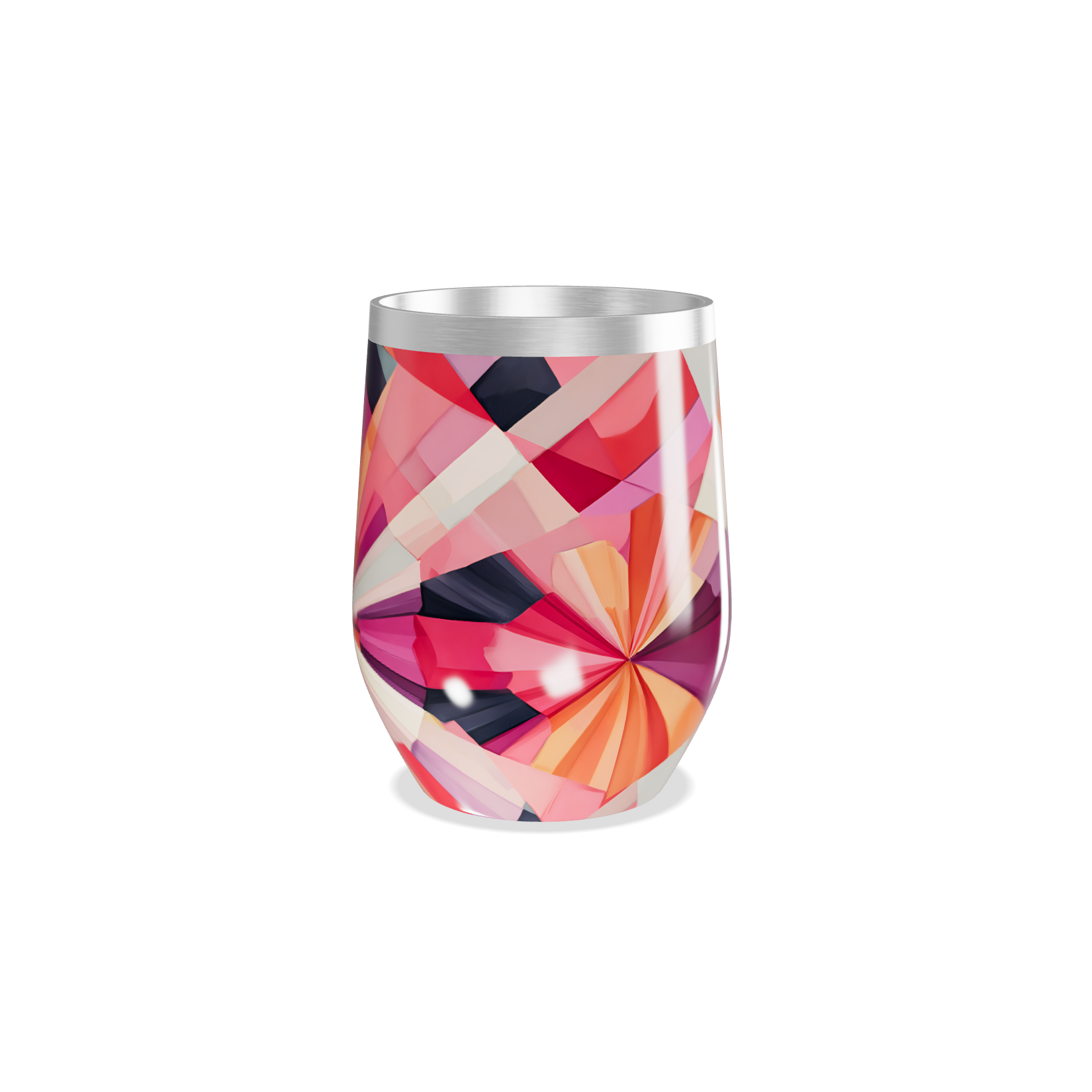 Copo Térmico Slim - Estampa Colorida Abstrata