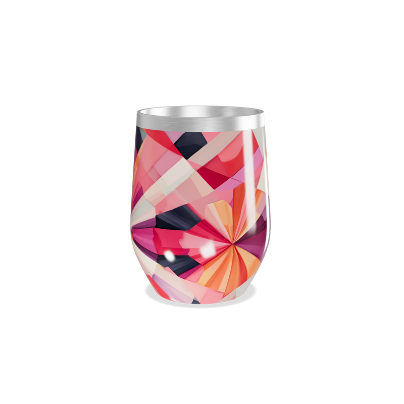 Copo Térmico Slim - Estampa Colorida Abstrata