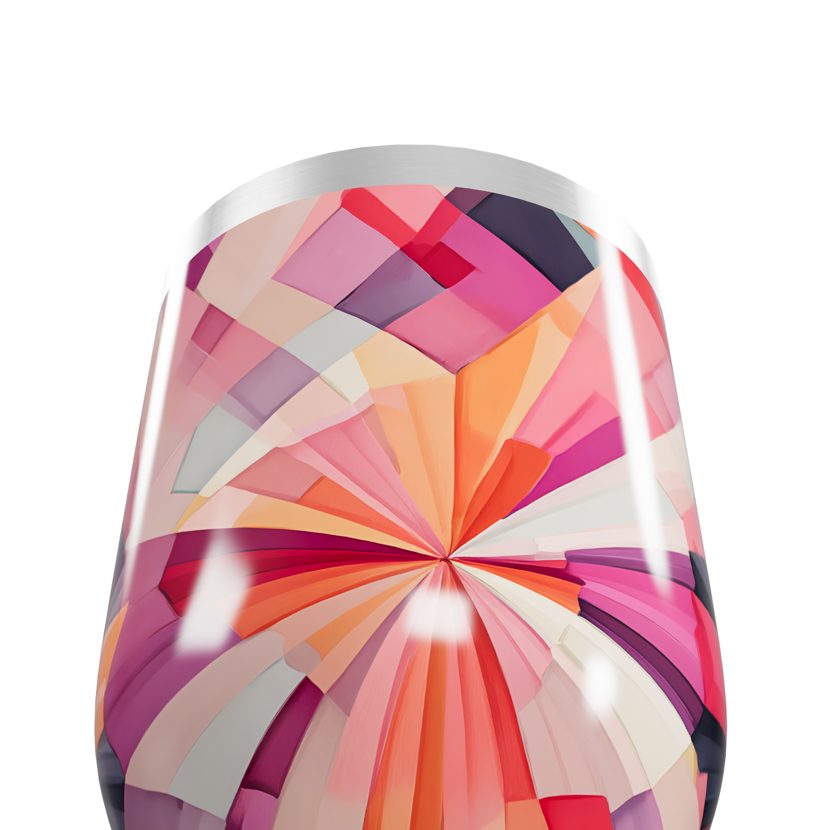 Copo Térmico Slim - Estampa Colorida Abstrata