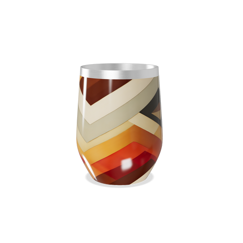 Copo Térmico Slim - Estampa Geométrica Colorida