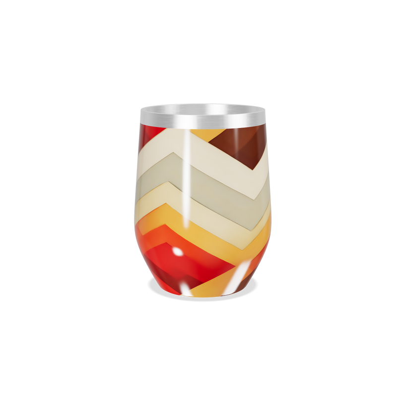 Copo Térmico Slim - Estampa Geométrica Colorida