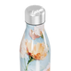 Garrafa Inox - Flores Azul e Laranja