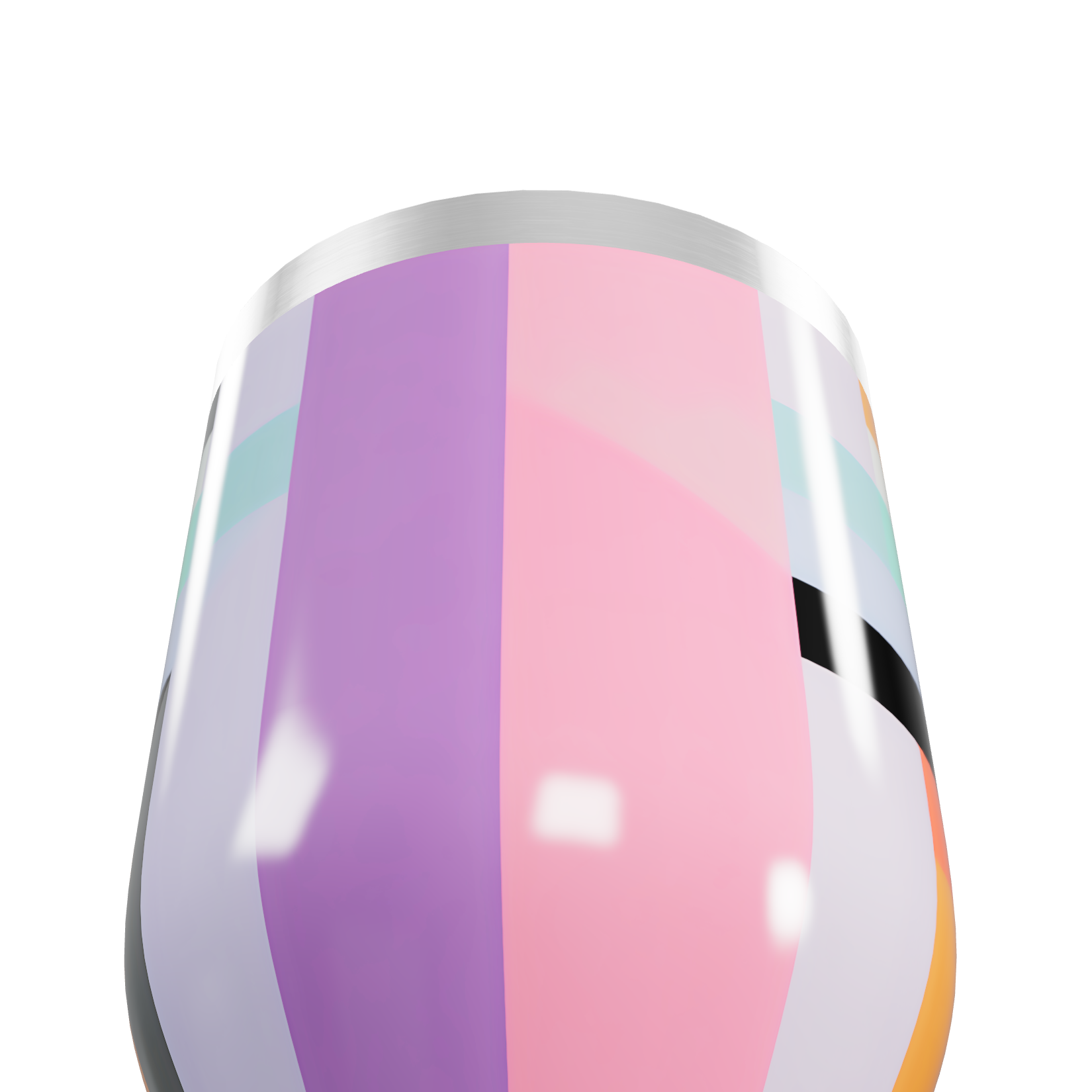 Copo Térmico Slim - Colorido Multilistrado