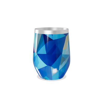 Copo Térmico Slim - Geométrico Azul