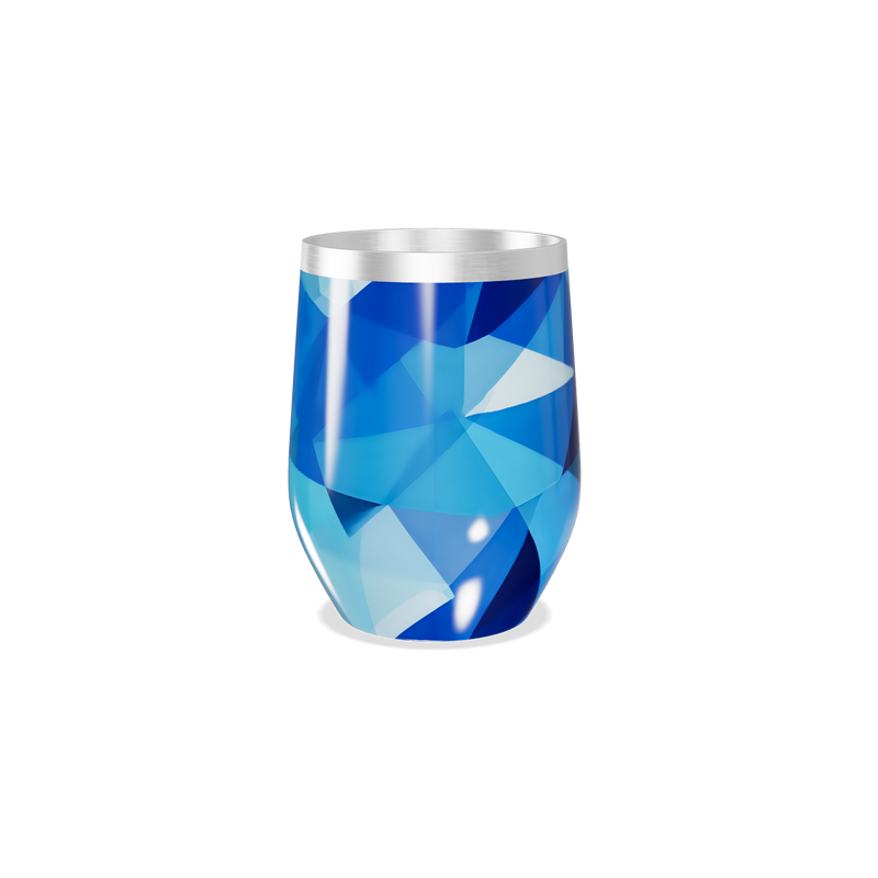 Copo Térmico Slim - Geométrico Azul