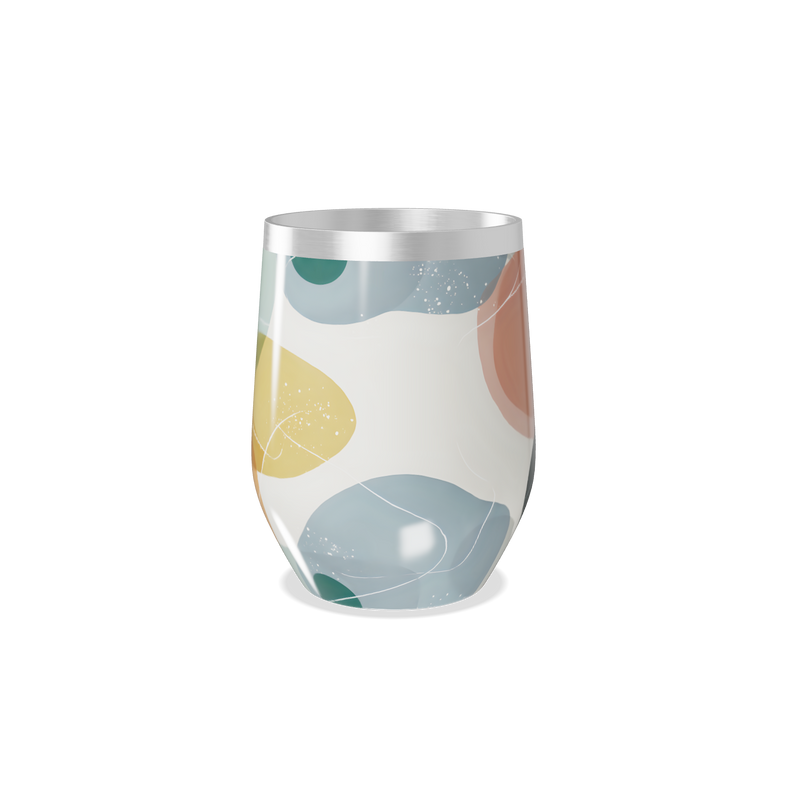 Copo Térmico Slim - Abstrato Colorido Inox