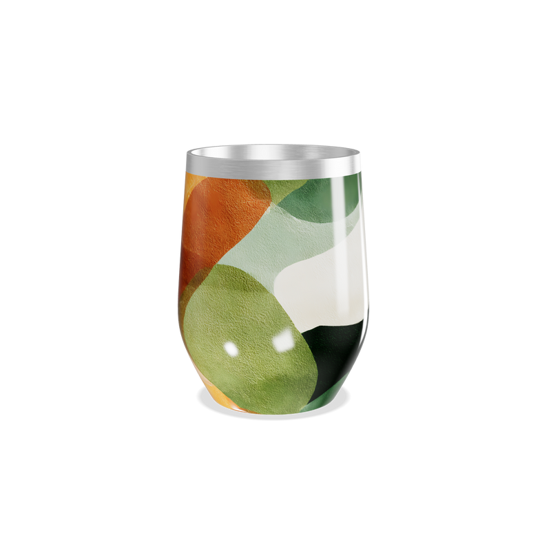 Copo Térmico Slim Estampado Colorido Aço Inox