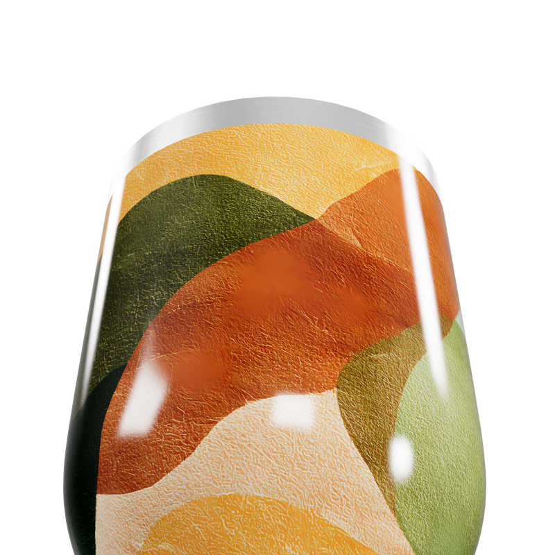 Copo Térmico Slim Estampado Colorido Aço Inox