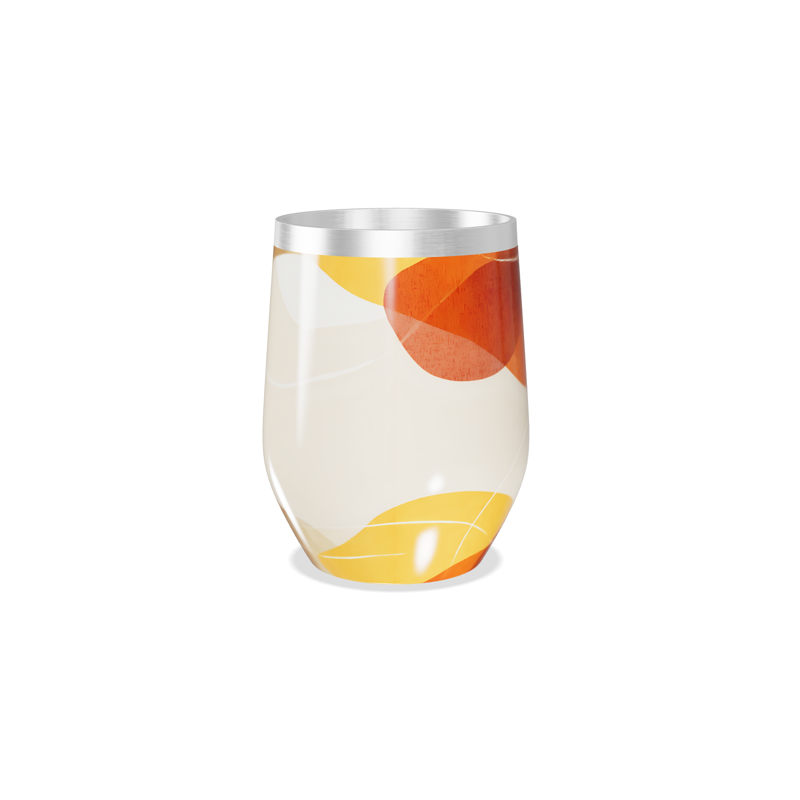 Copo Térmico Slim - Estampa Geométrica Colorida