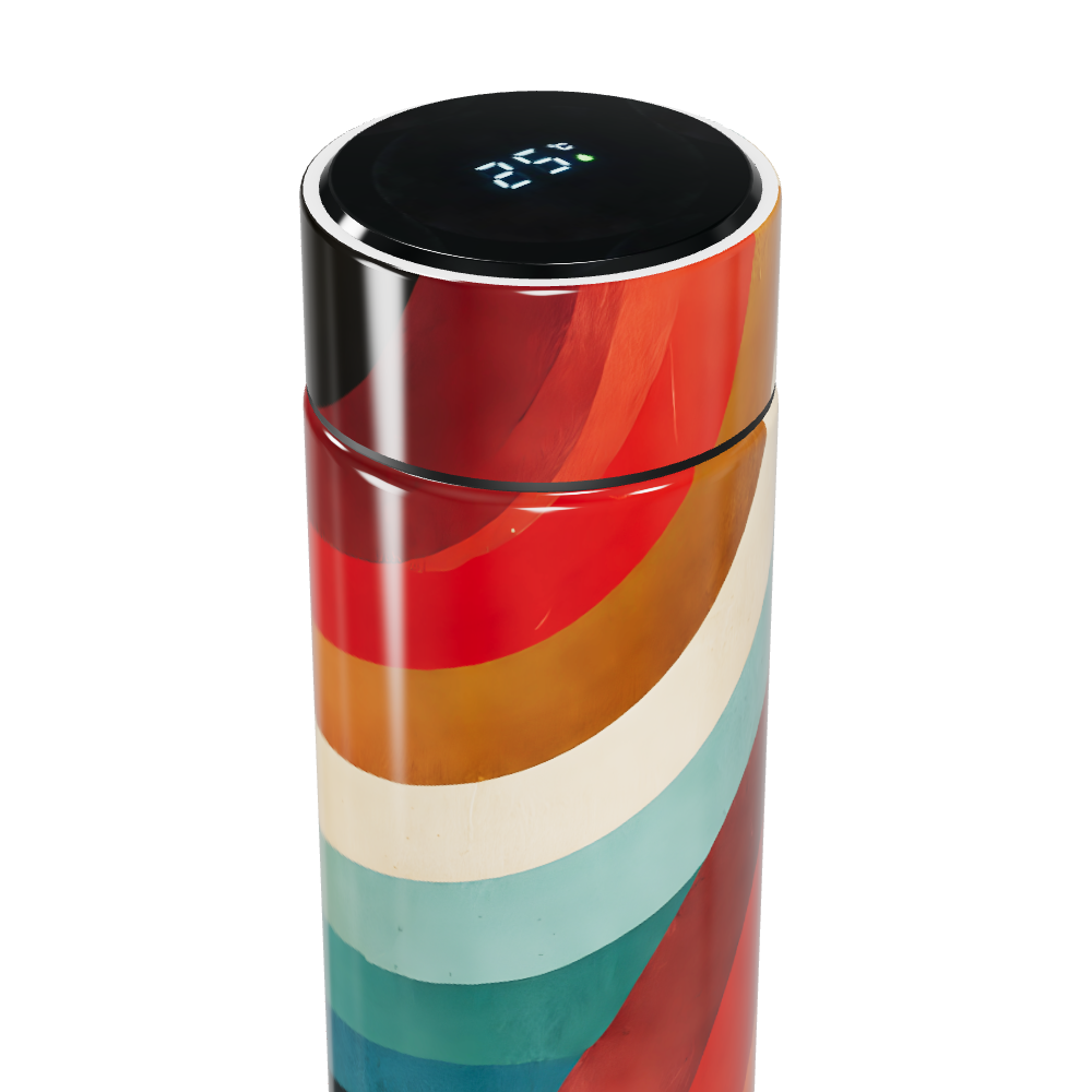 Garrafa Térmica Touch - Estampa Colorida Vertical